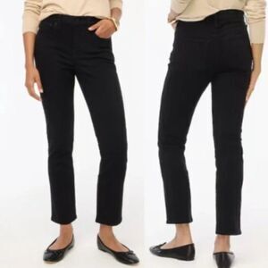 J. Crew Essential Straight Black Hi-Rise Denim Size 30